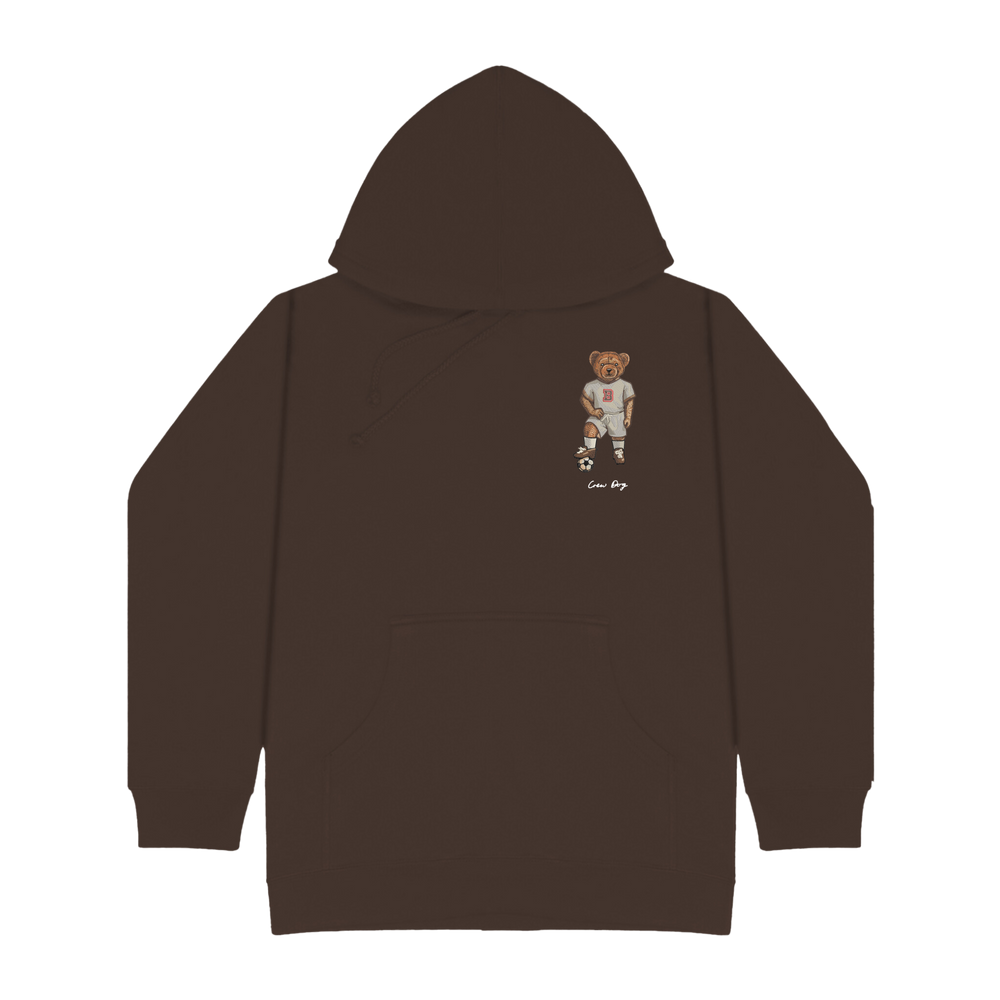 
                      
                        Embroidered Brown Soccer Hoodie
                      
                    