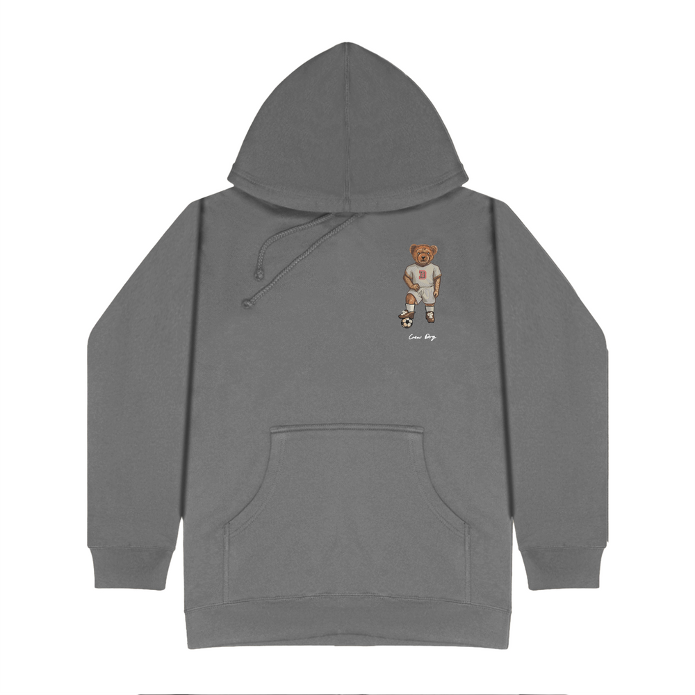 
                      
                        Embroidered Brown Soccer Hoodie
                      
                    