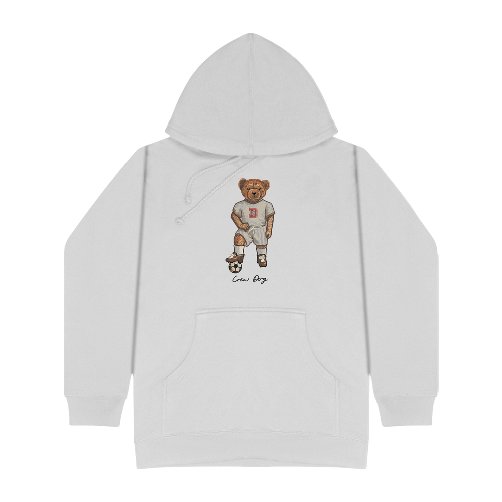 
                      
                        Embroidered Brown Soccer Hoodie
                      
                    