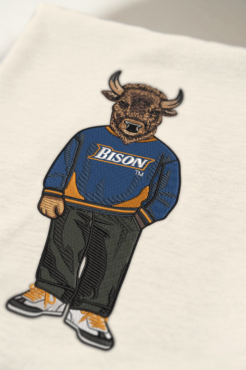 Bucknell Sweater Embroidered Tee