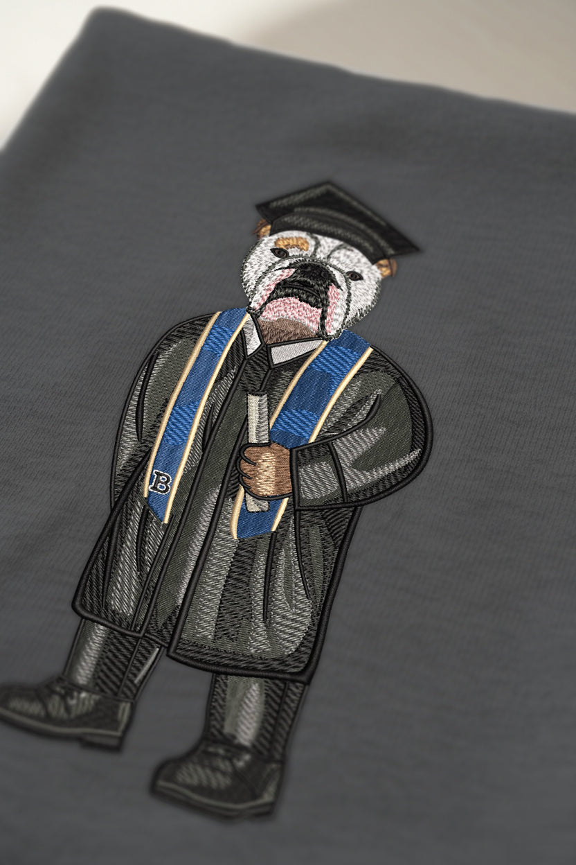 Butler Graduation Embroidered Tee
