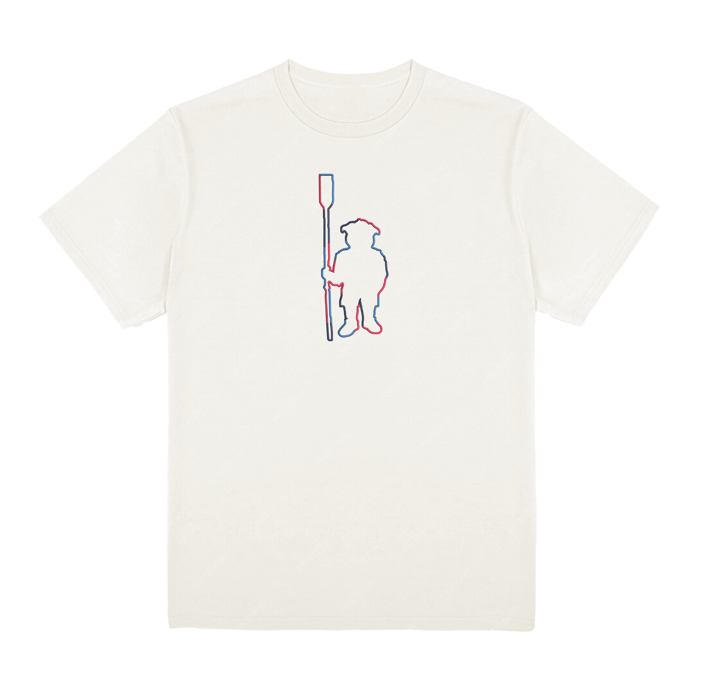 CD Multicolored Embroidered Tee