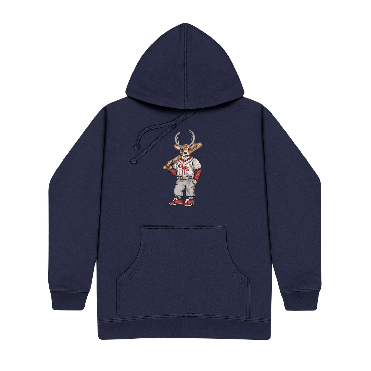 CMS Baseball Stags Embroidered Hoodie