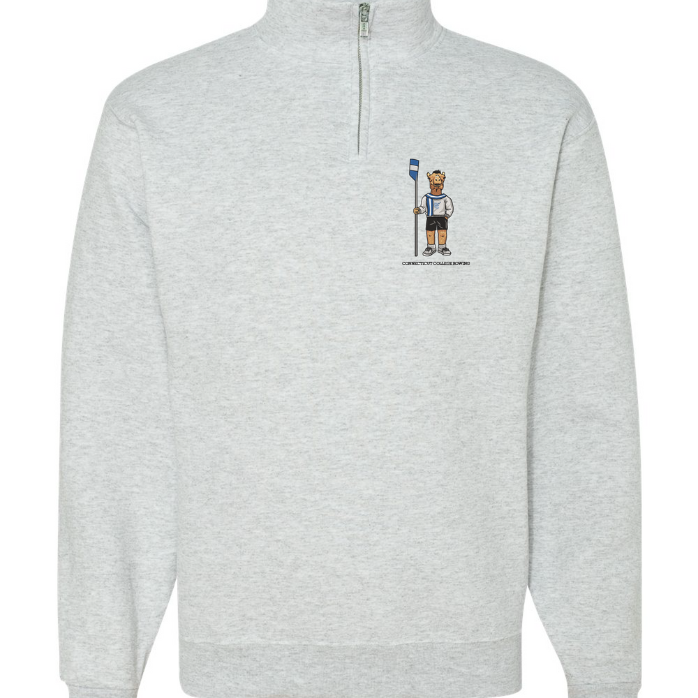
                      
                        Connecticut College Women's Rowing Embroidered Quarter-Zip Crewneck
                      
                    