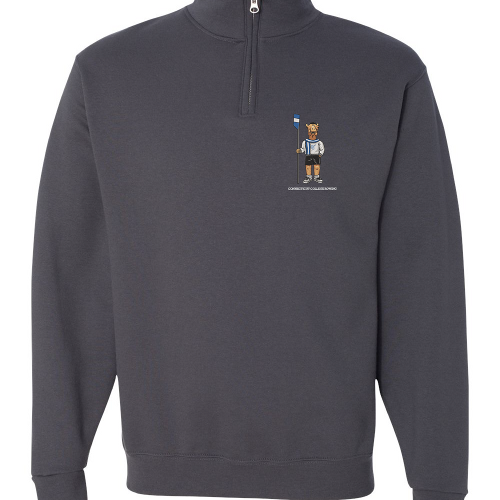 
                      
                        Connecticut College Women's Rowing Embroidered Quarter-Zip Crewneck
                      
                    