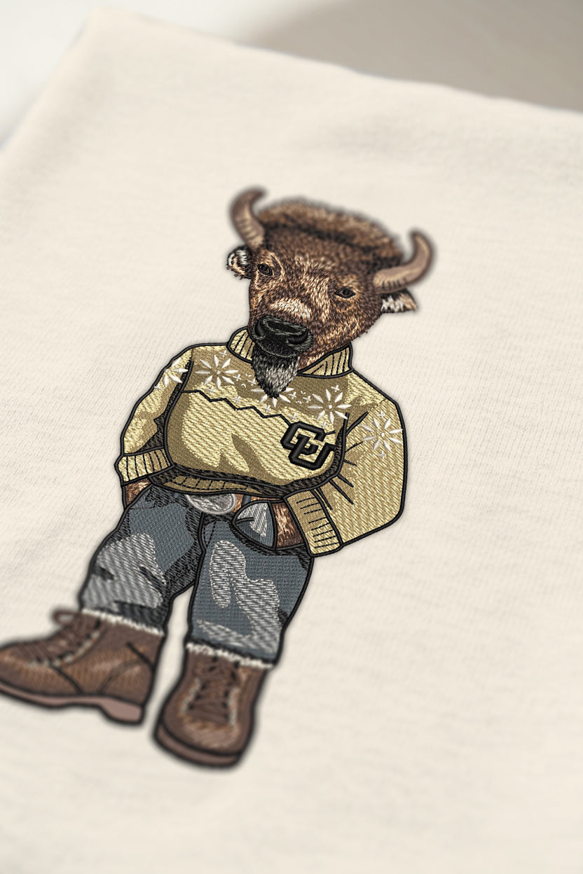 CU Boulder Original Embroidered Tee