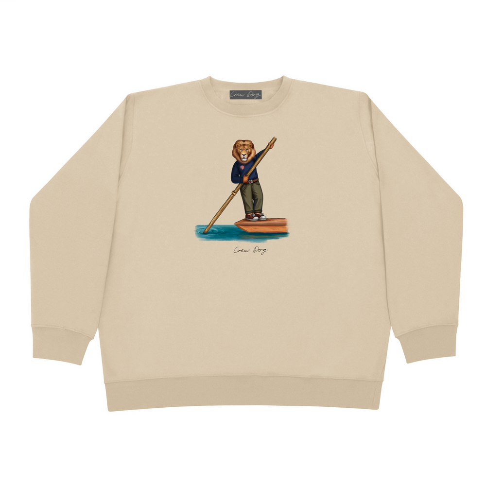 Cambridge Punting Lion Crewneck