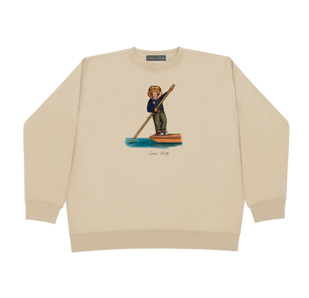 Cambridge Punting Lion Crewneck