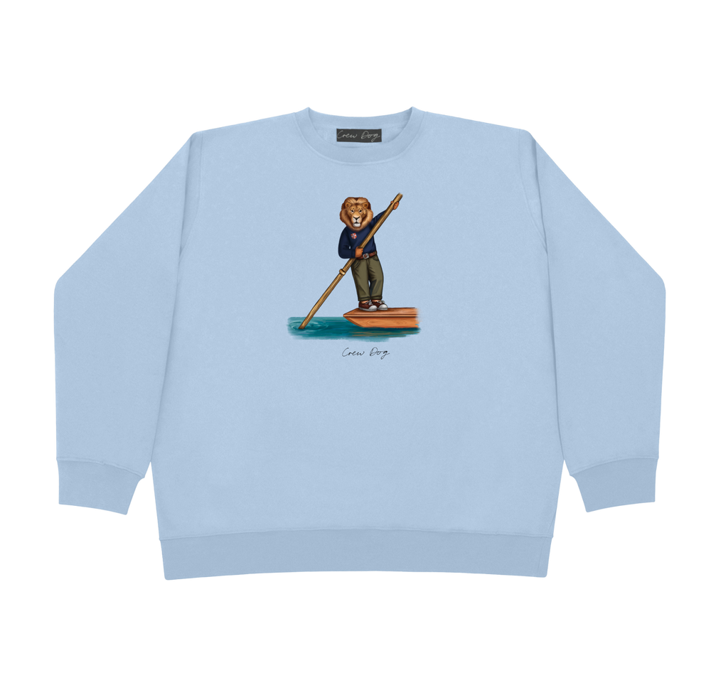 Cambridge Punting Lion Crewneck