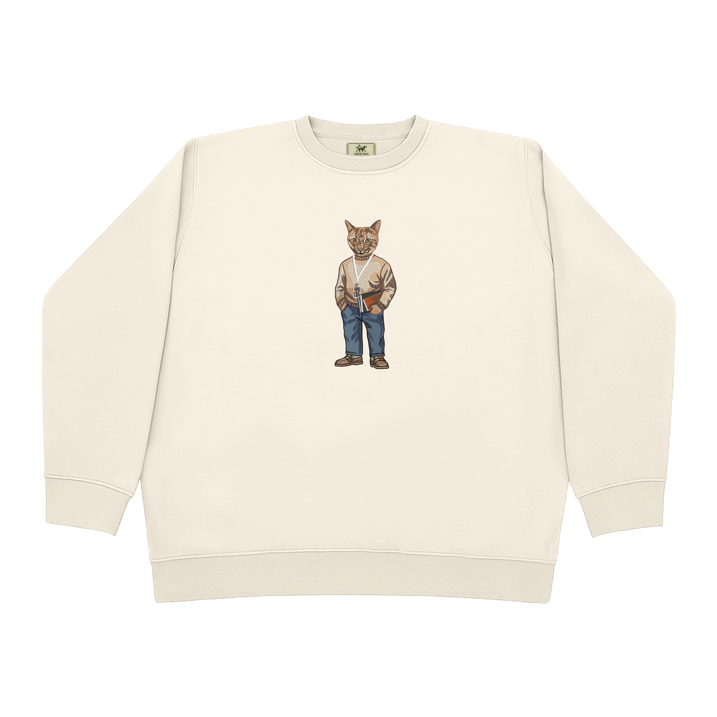 Cat Doctor Embroidered Crewneck