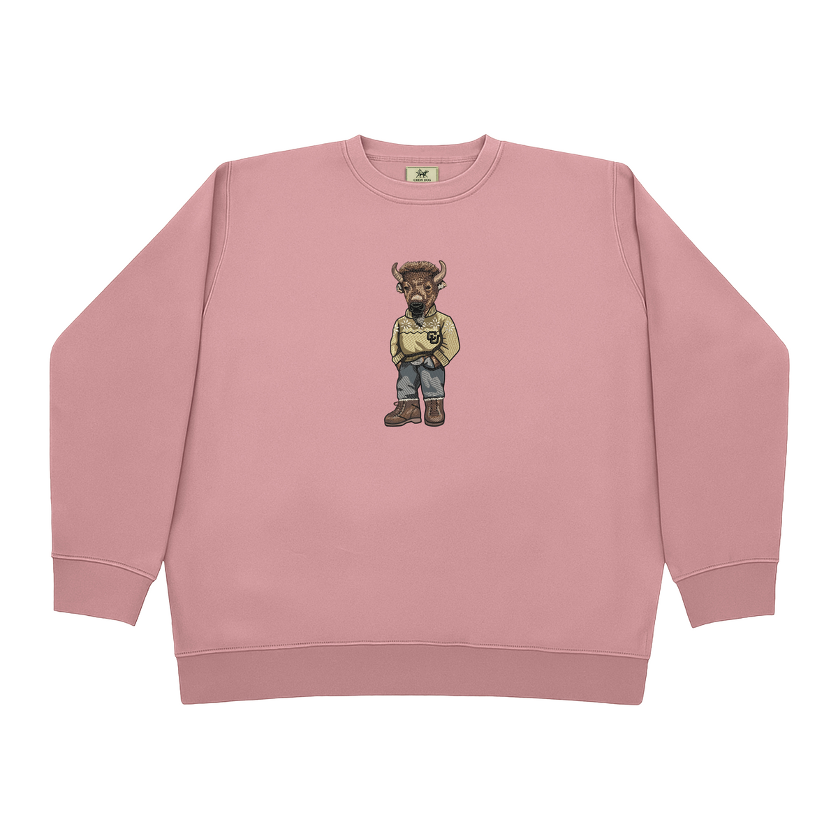 CU Boulder Pink Crewneck