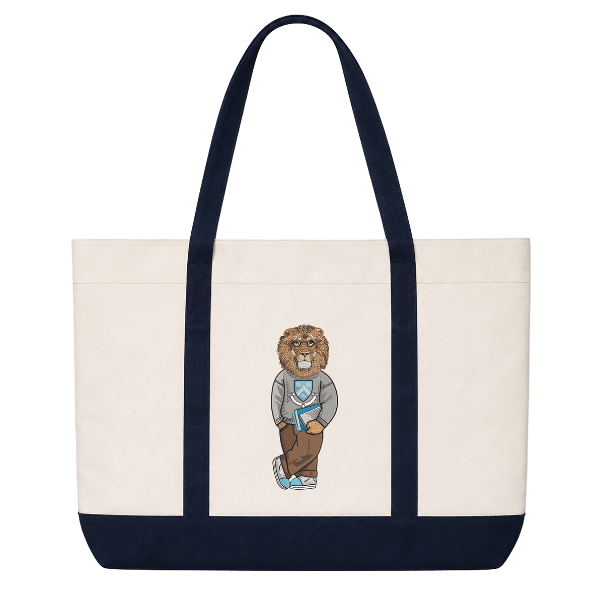Columbia Sweater Embroidered Tote Bag