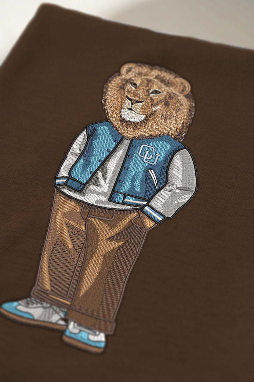 Columbia Varsity Jacket Embroidered Hoodie