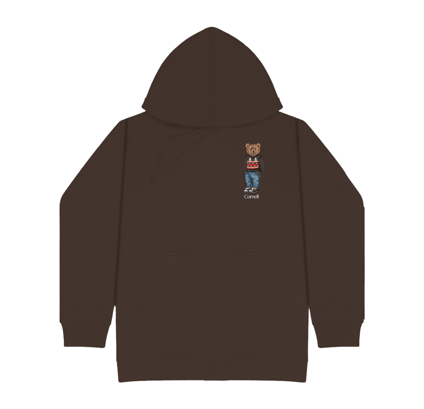 Cornell Christmas Embroidered Hoodie