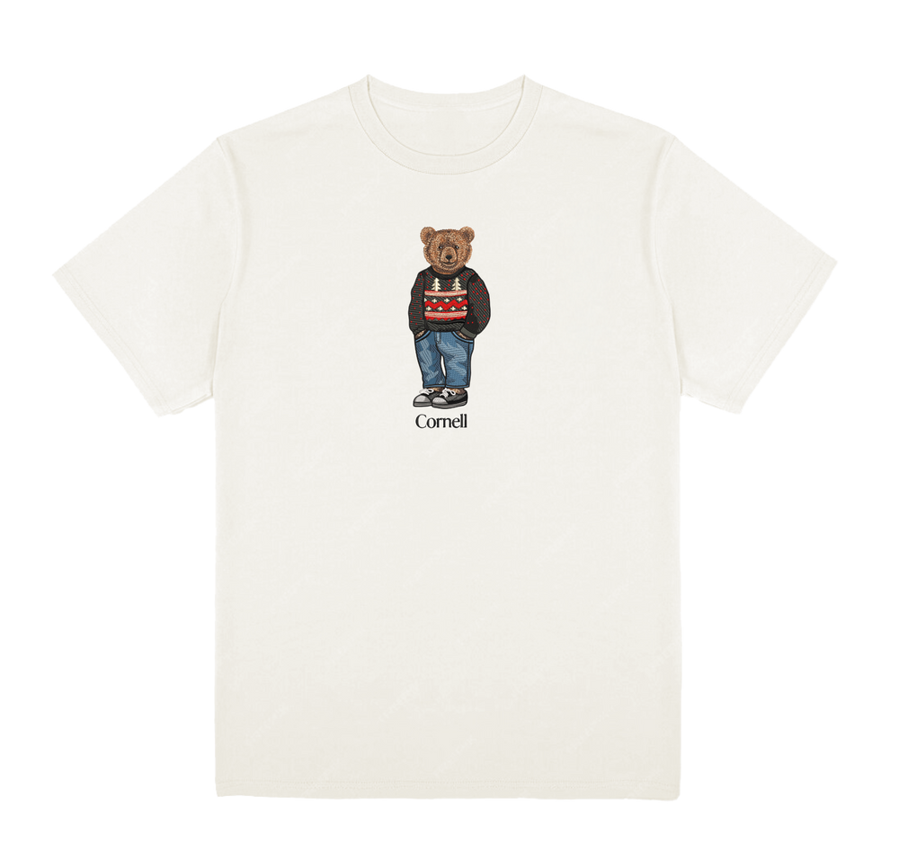 Cornell Christmas Embroidered Tee