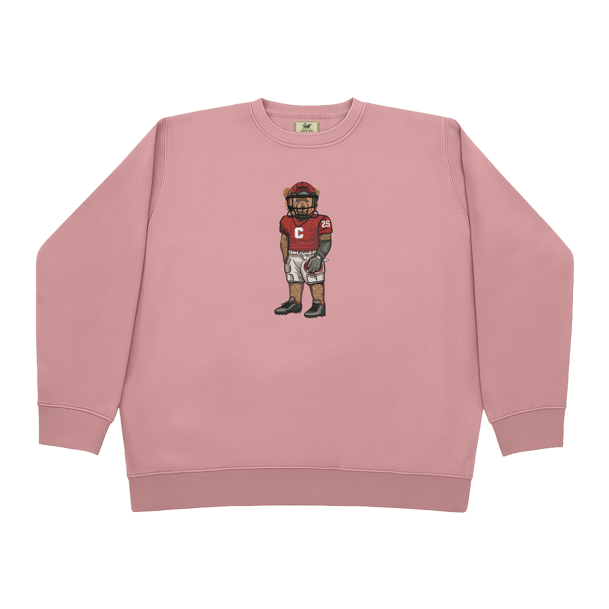 Cornell Football Pink Crewneck