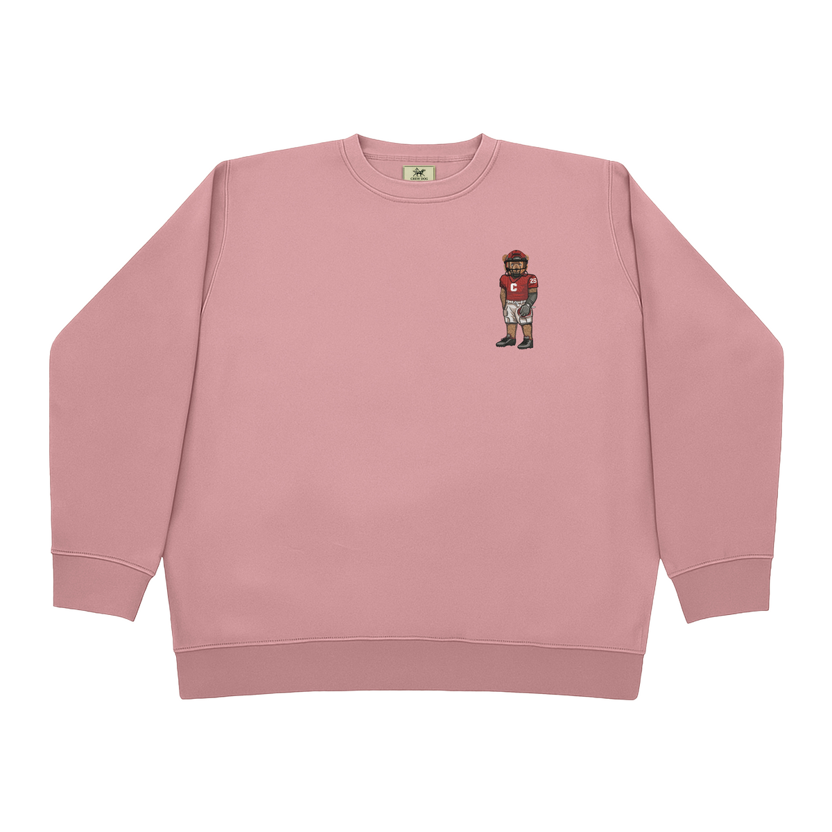 Cornell Football Pink Crewneck