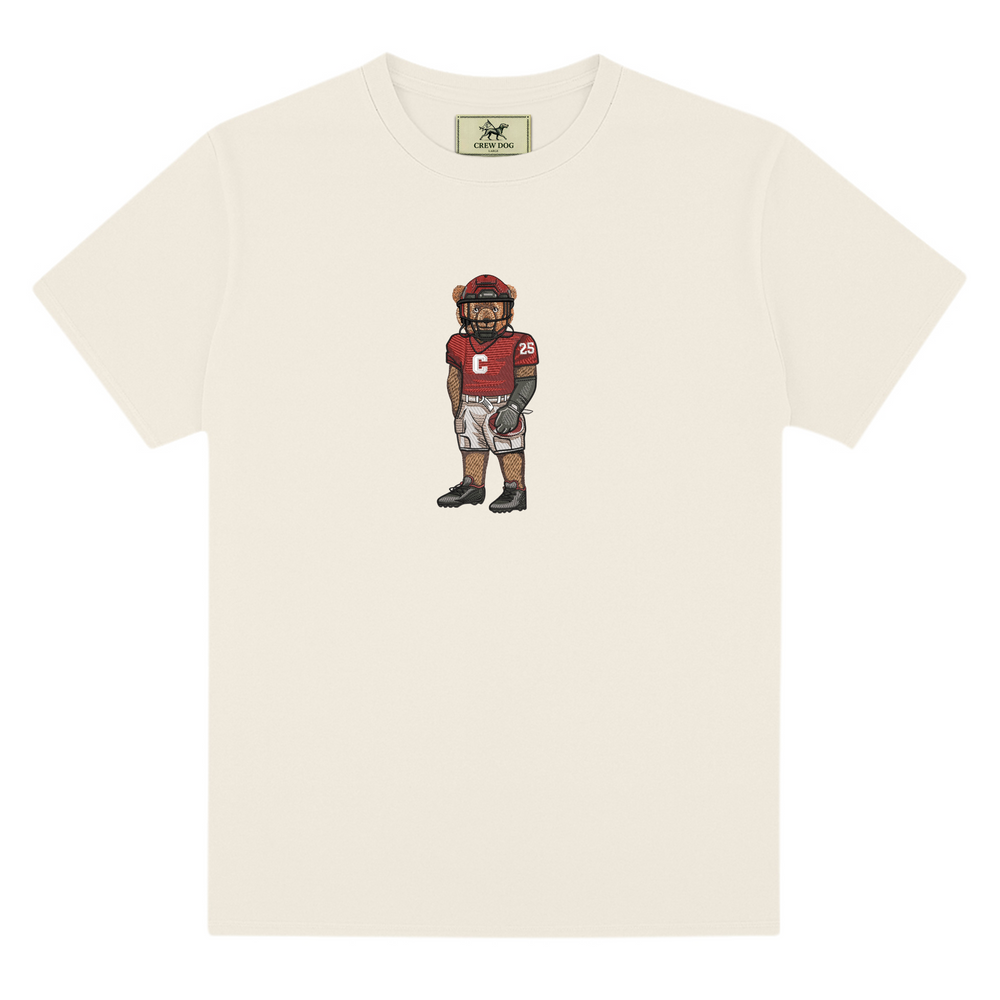Cornell University Football Embroidered Tee