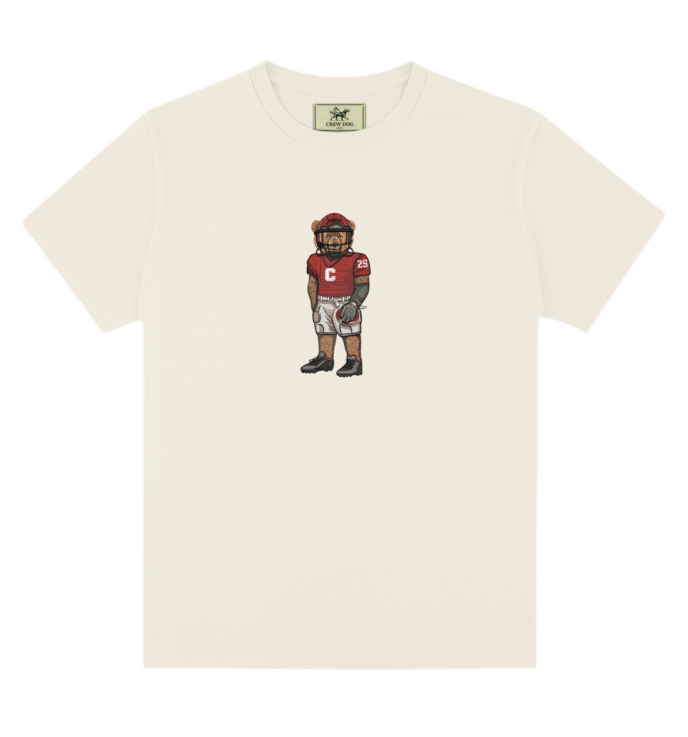Cornell University Football Embroidered Tee