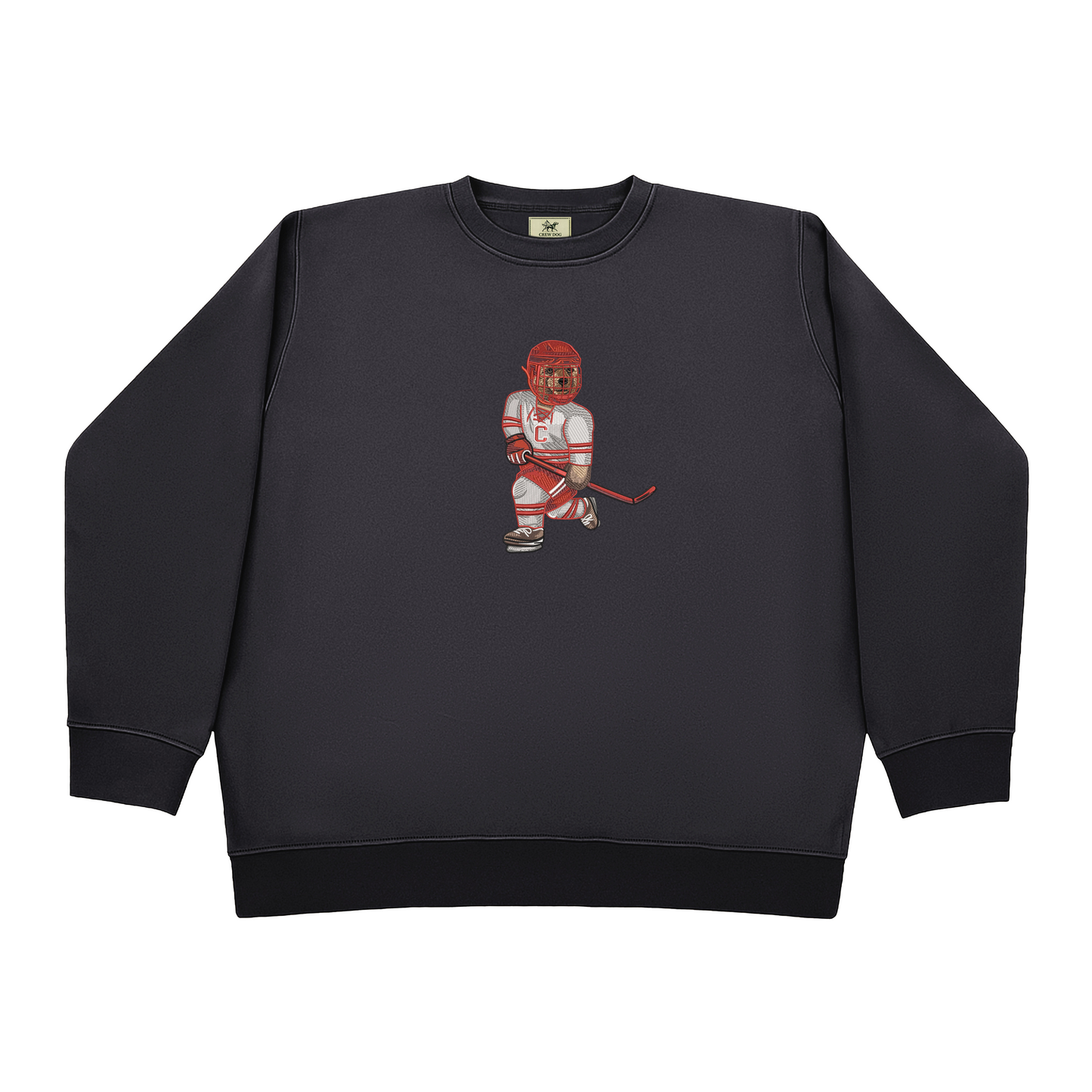 Cornell University Hockey Embroidered Crewneck