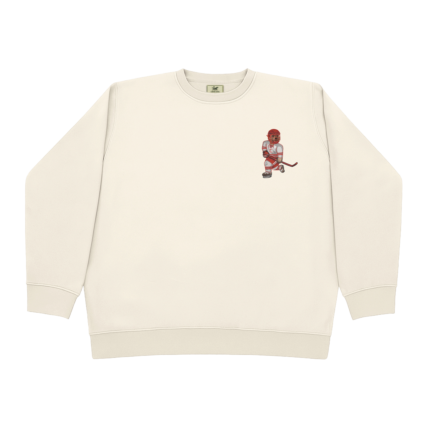 Cornell University Hockey Embroidered Crewneck