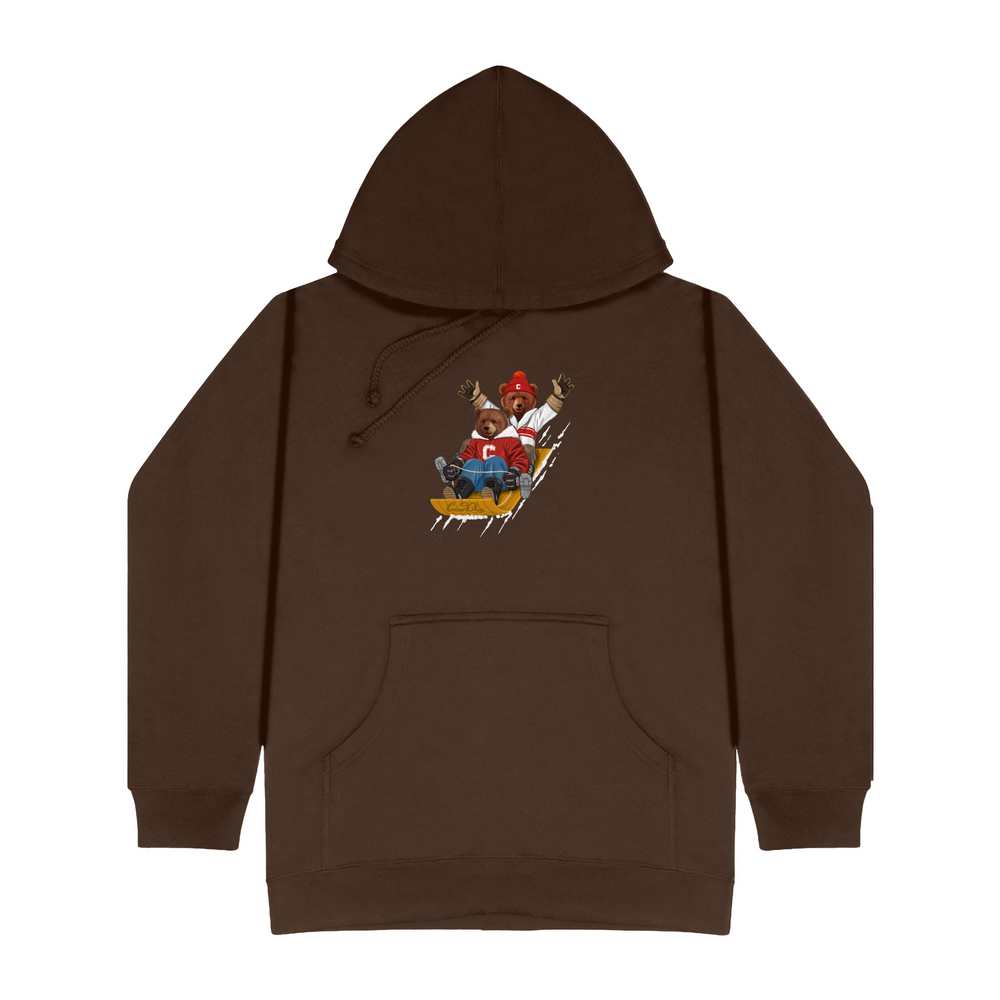 Cornell Sledding Screen-printed Hoodie