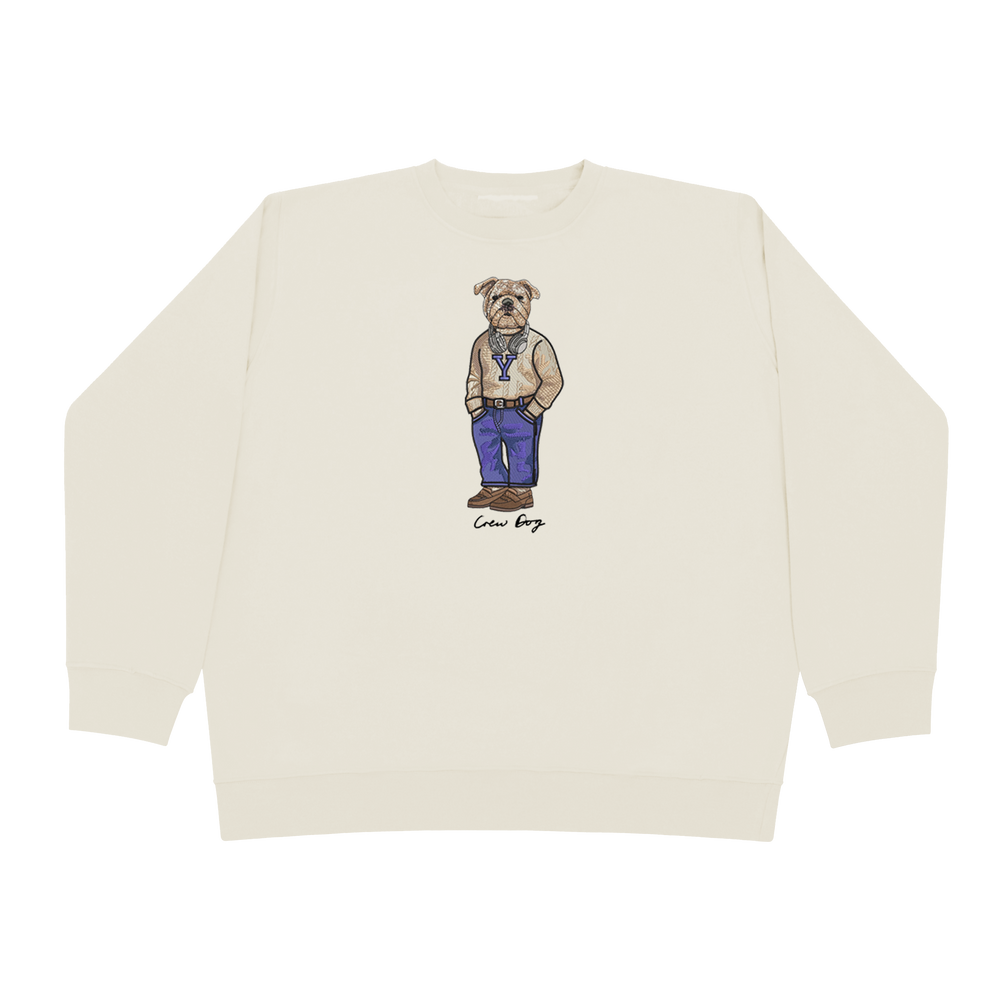 Embroidered Yale Crewneck