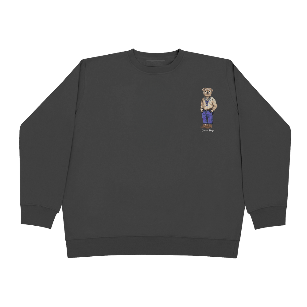 
                      
                        Embroidered Yale Crewneck
                      
                    