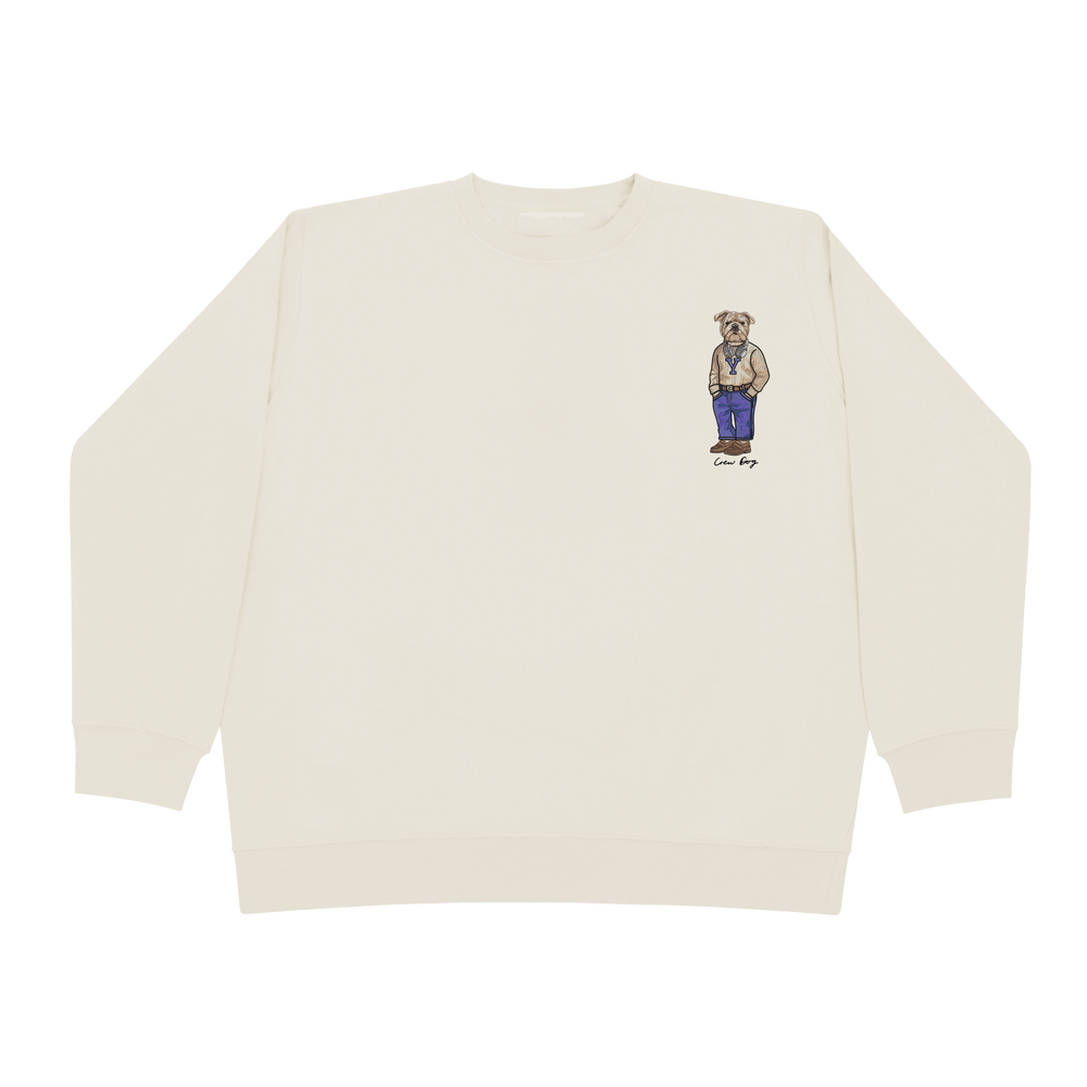 
                      
                        Embroidered Yale Crewneck
                      
                    