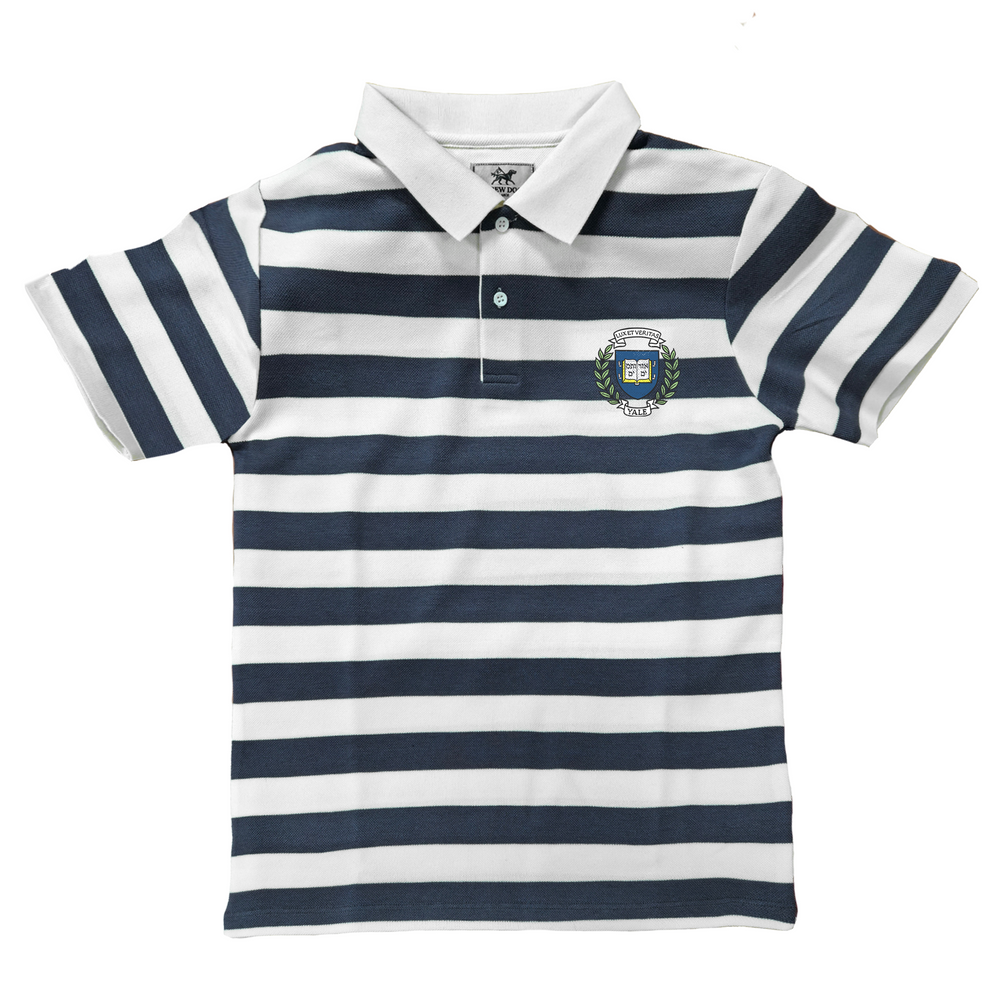 Yale Ivy Stripe Rugby Polo
