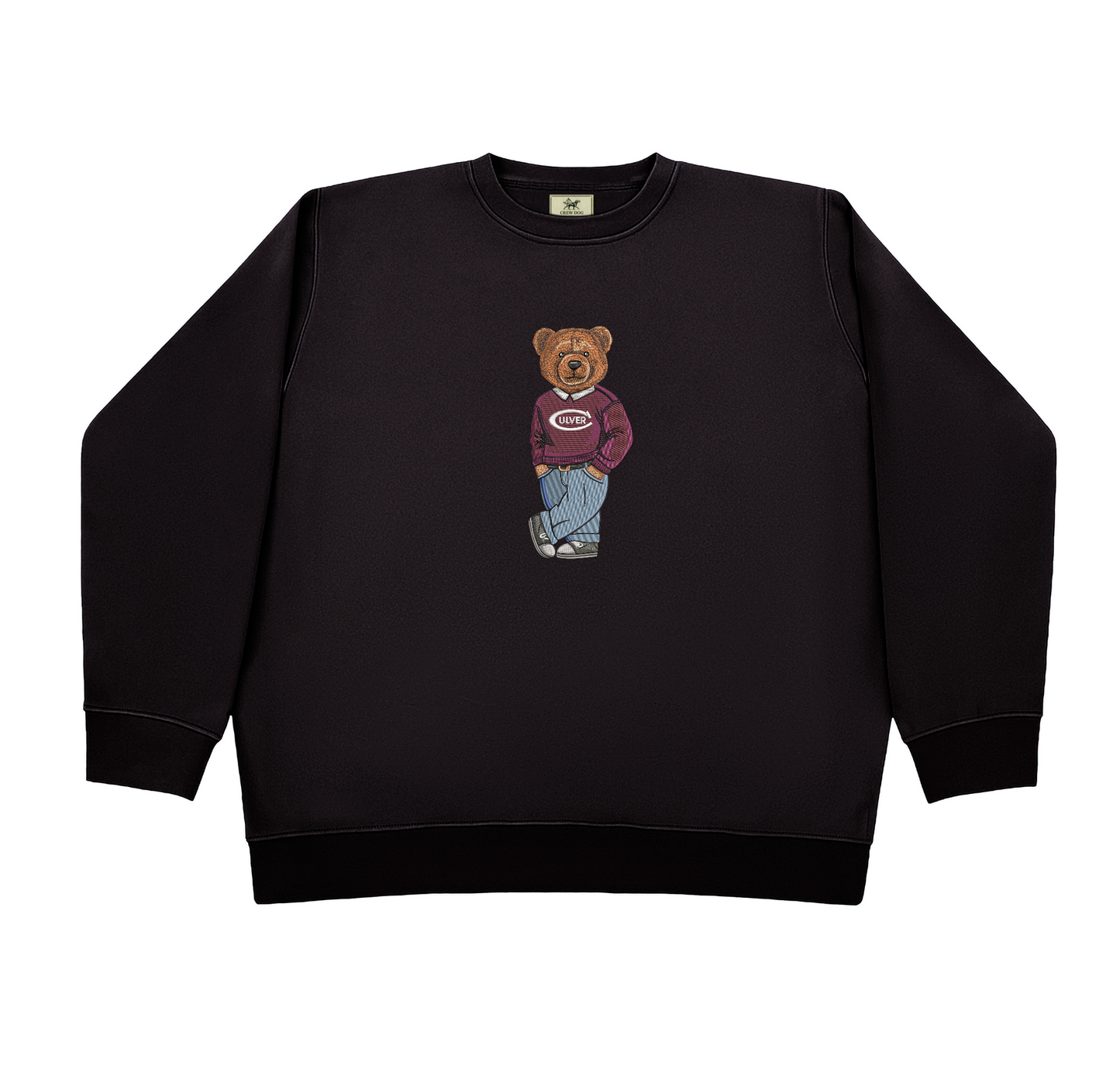Culver Academies Male Bear Embroidered Crewneck