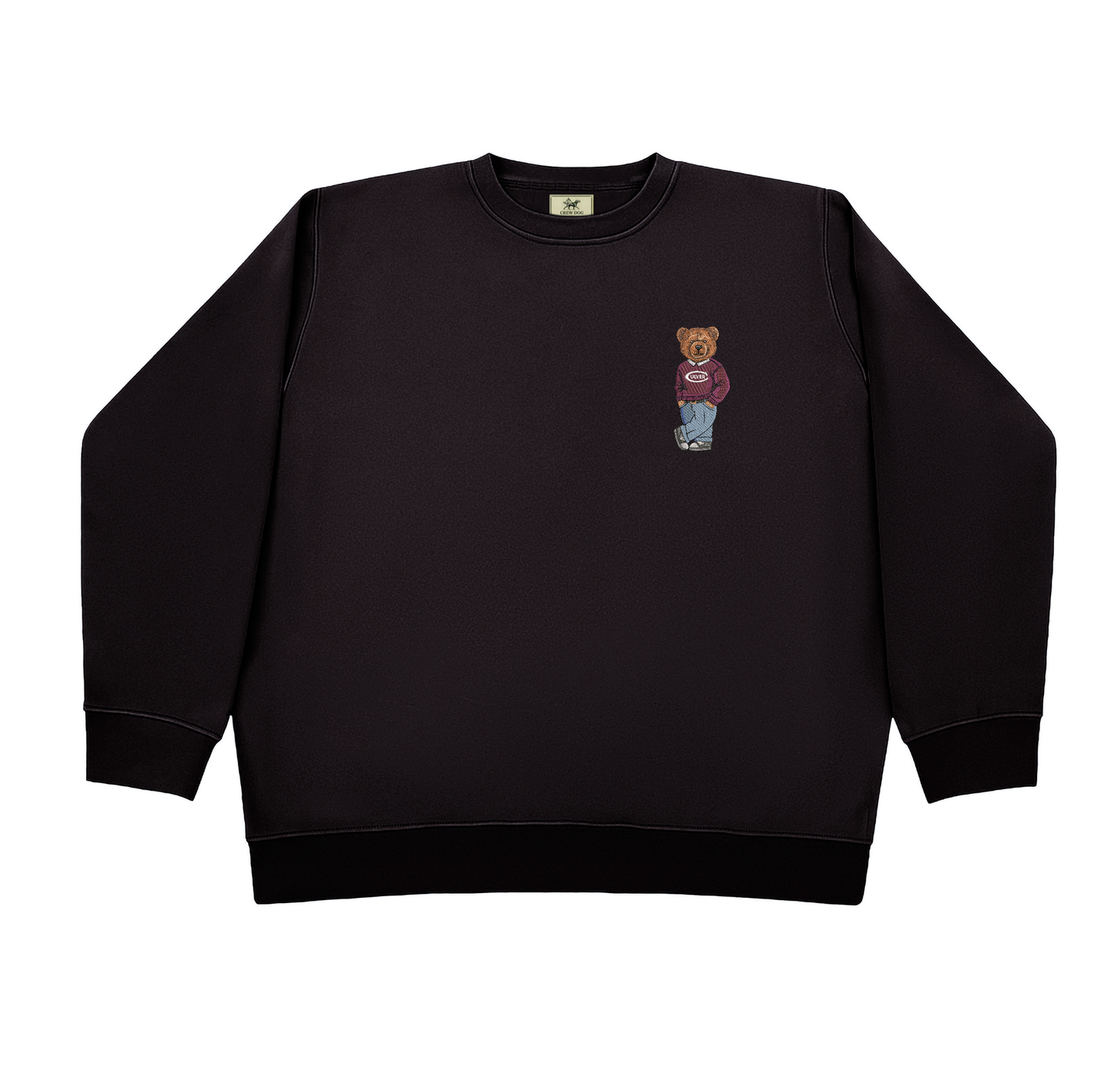 Culver Academies Male Bear Embroidered Crewneck