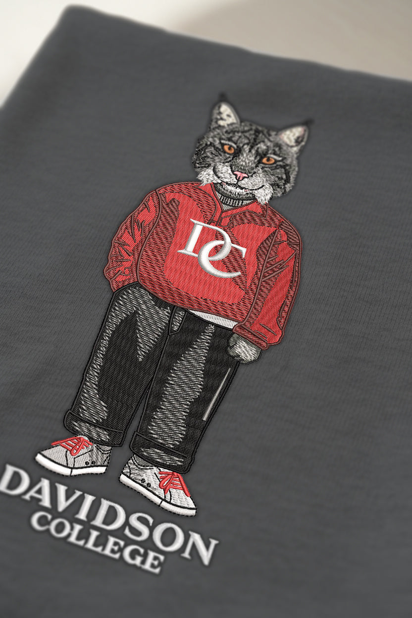 Davidson College Embroidered Hoodie