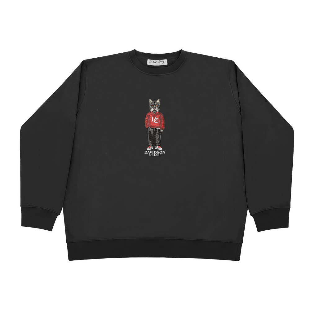 Davidson College Embroidered Crewneck
