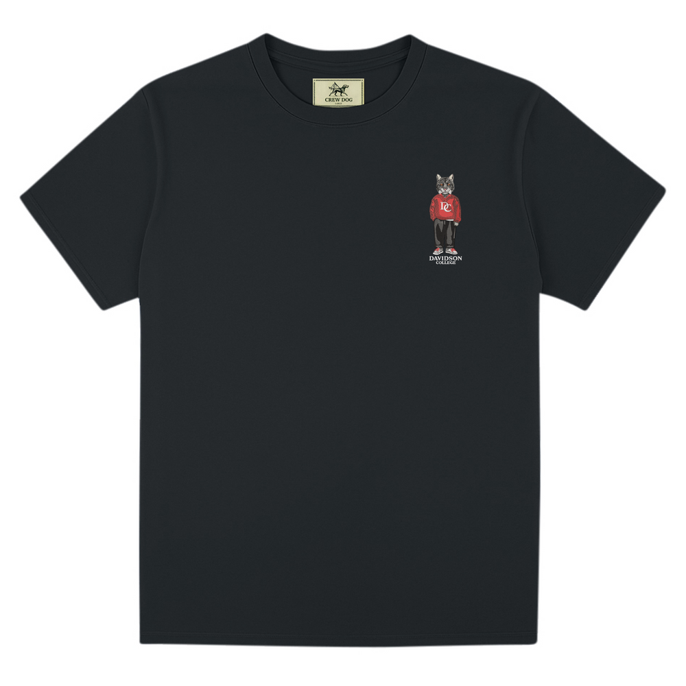 Davidson College Embroidered Tee