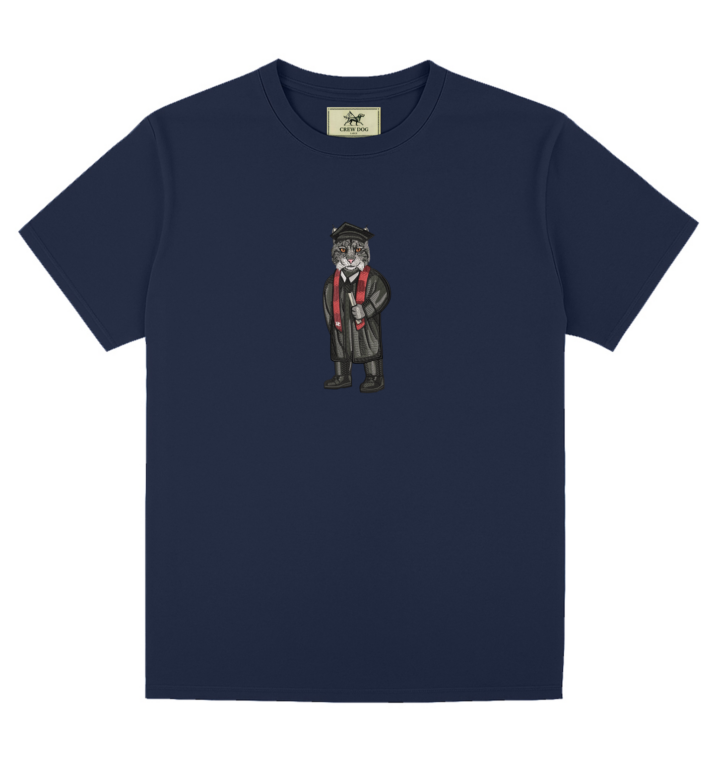 Davidson College Graduation Embroidered Tee