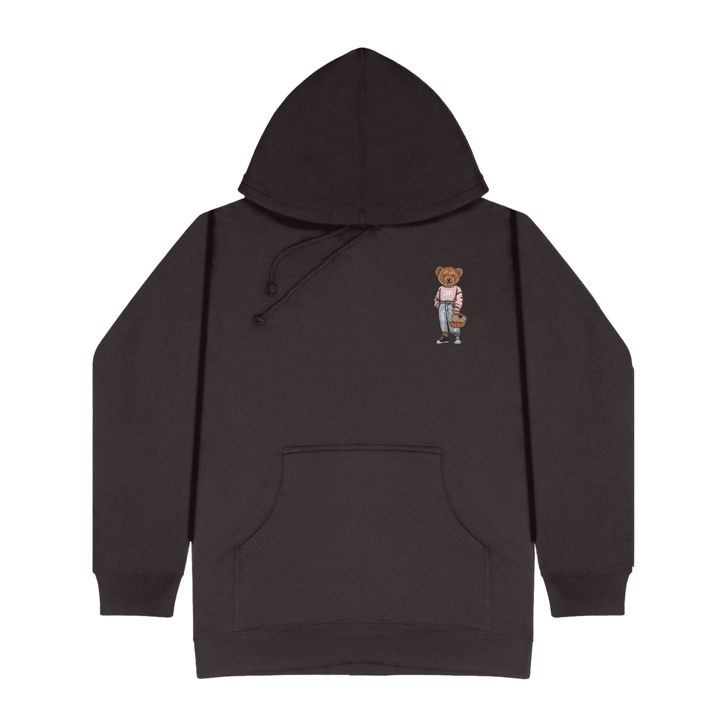 Delta Gamma Flowers Embroidered Hoodie
