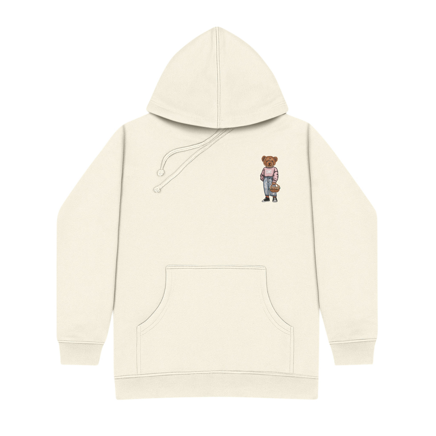 Delta Gamma Flowers Embroidered Hoodie