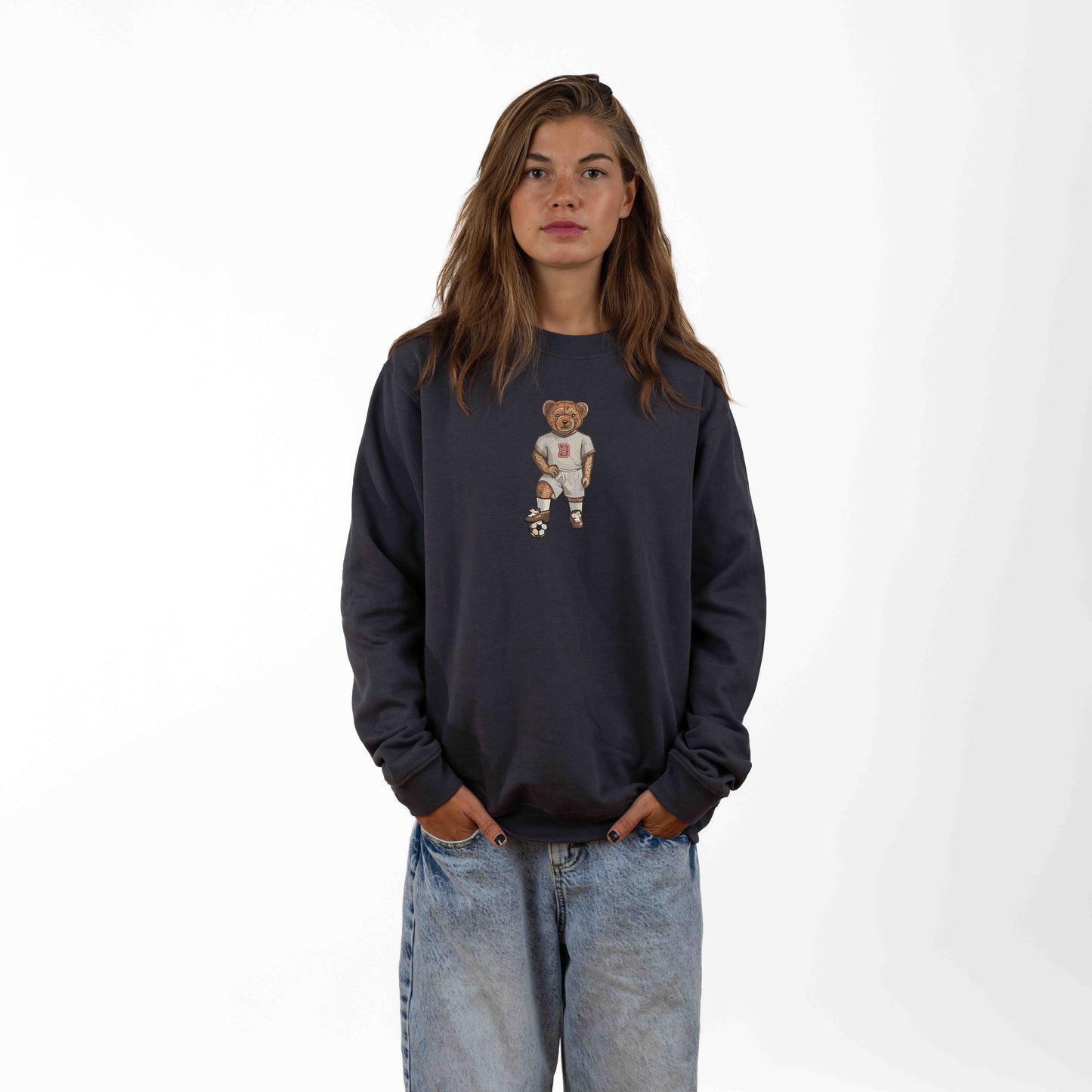 Brown Soccer Crewneck