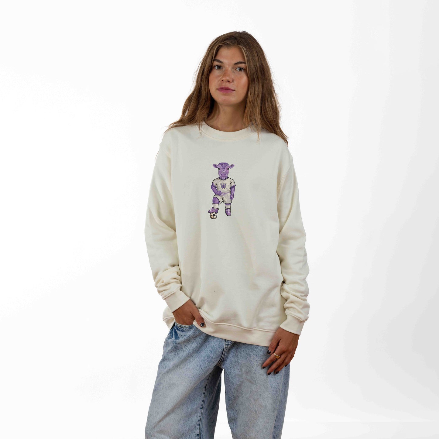 Williams Women's Soccer Embroidered Crewneck