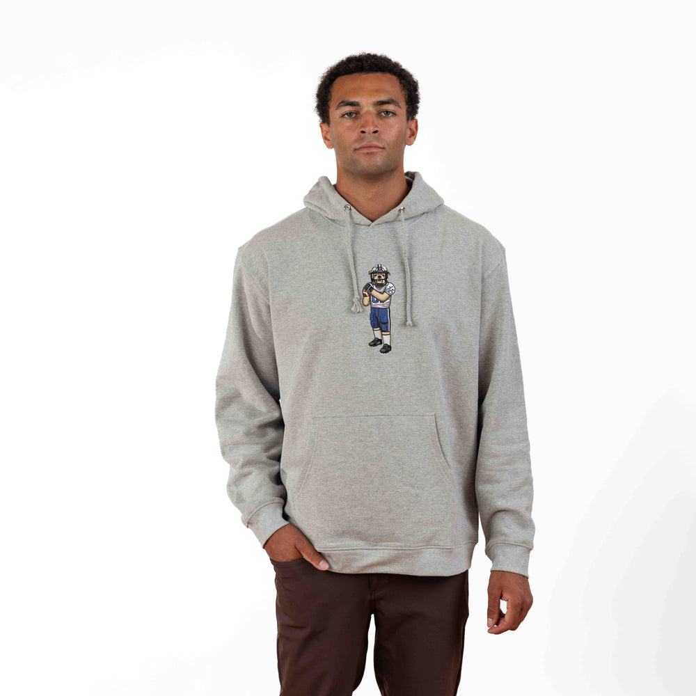 Yale Football (Helmet On) Embroidered Hoodie