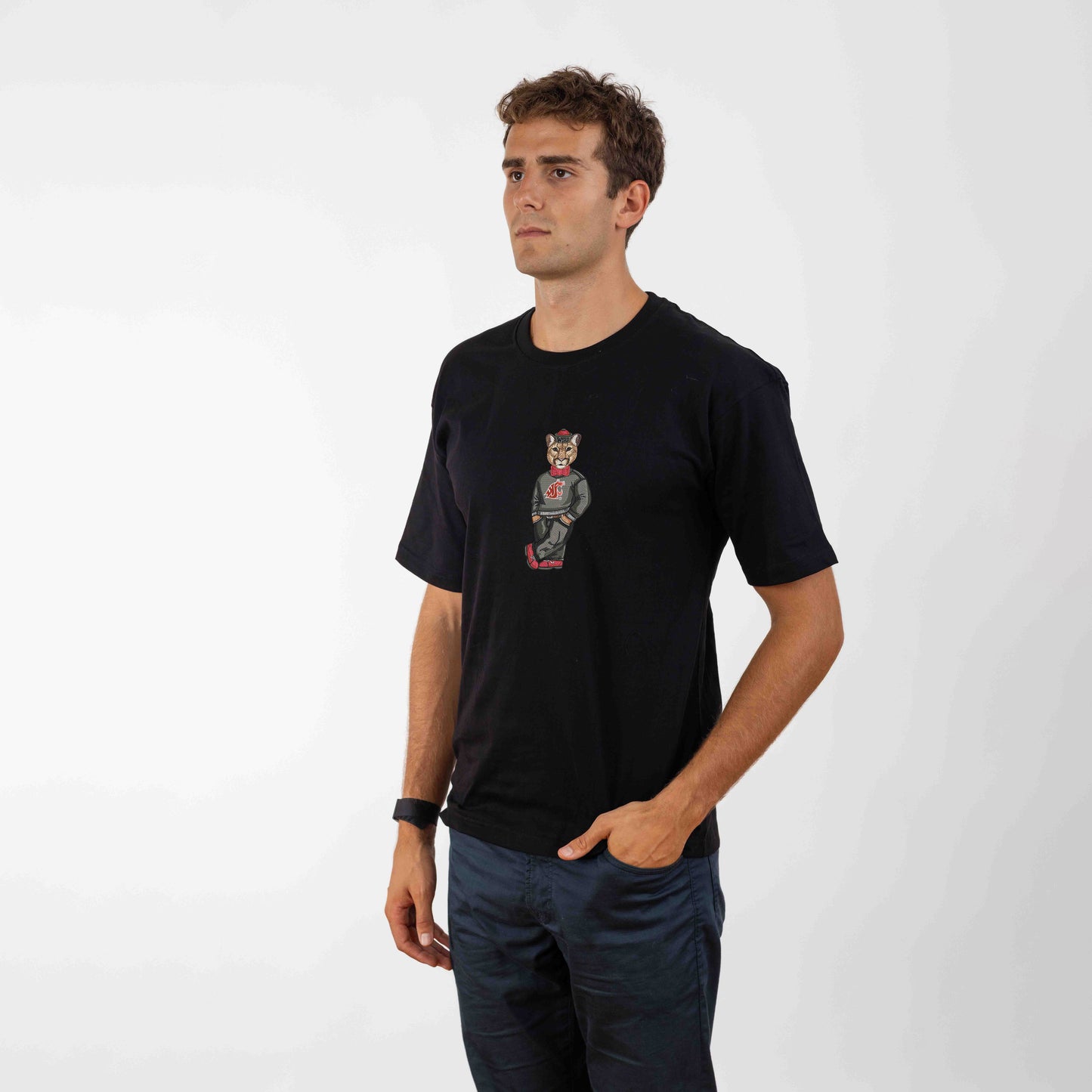 Washington State University Hat Embroidered Tee