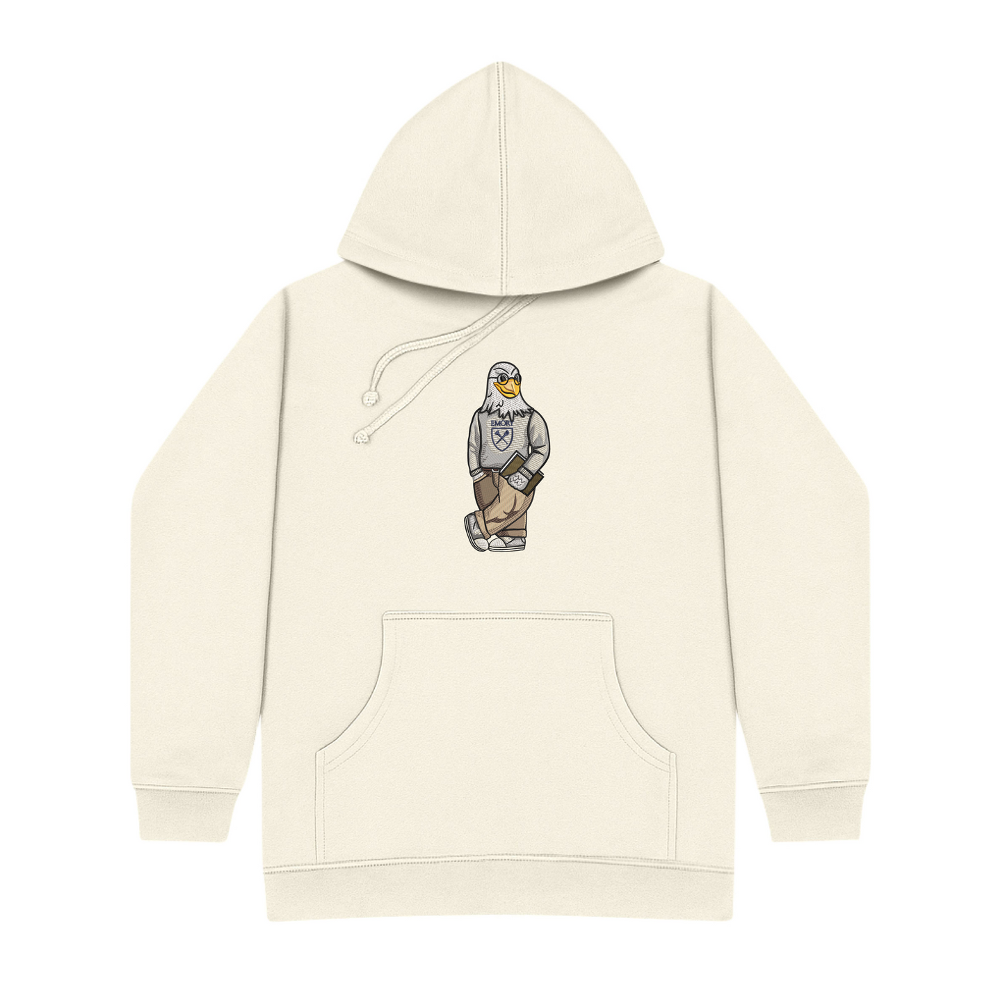 Emory University Glasses Embroidered Hoodie