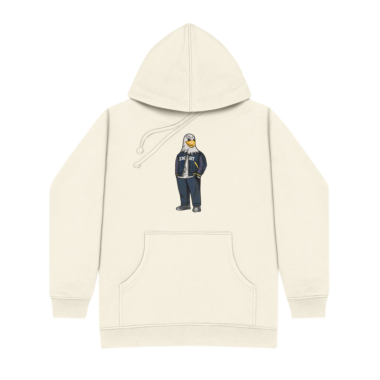 Emory University Varsity Embroidered Hoodie