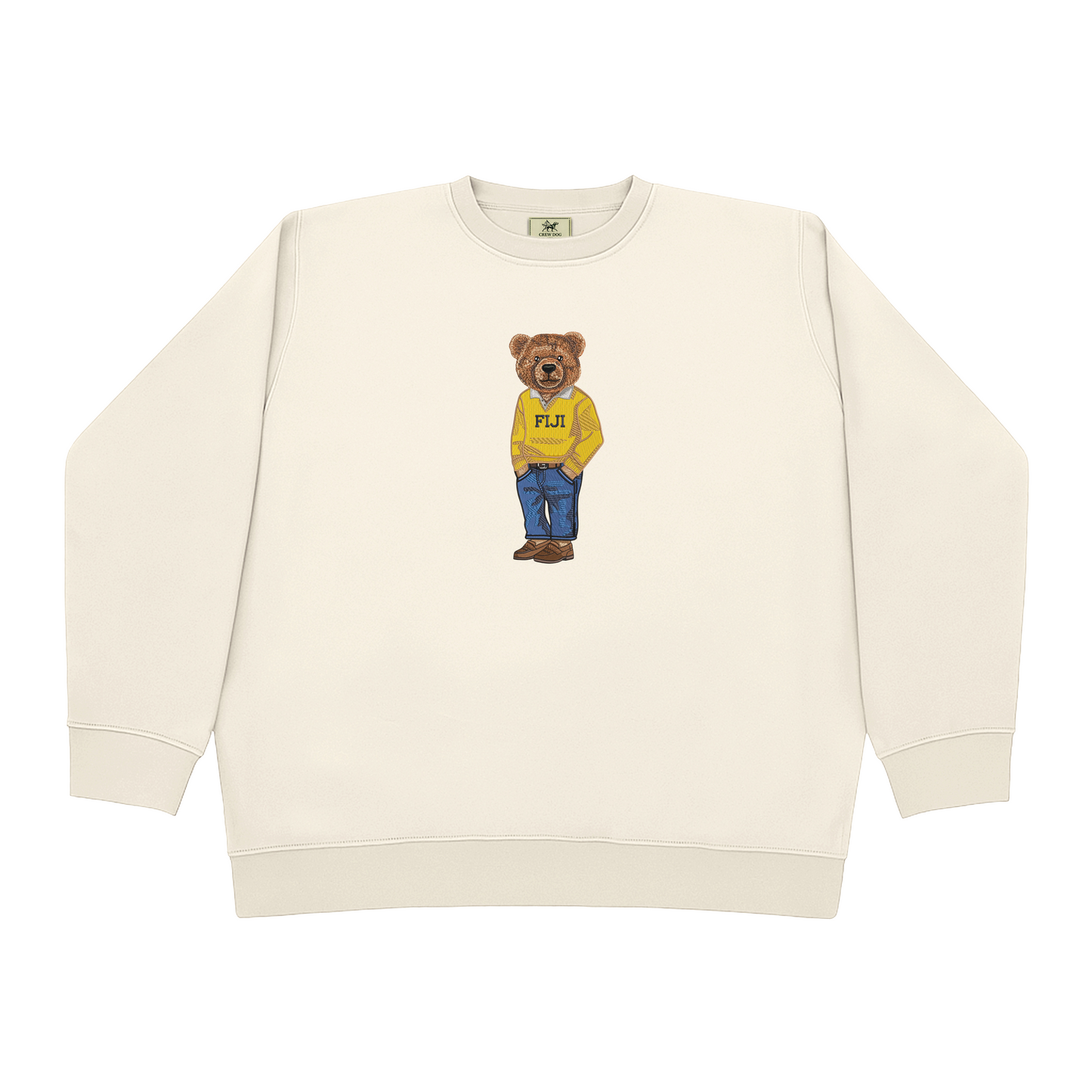 Phi Gamma Delta Bear Original Embroidered Crewneck