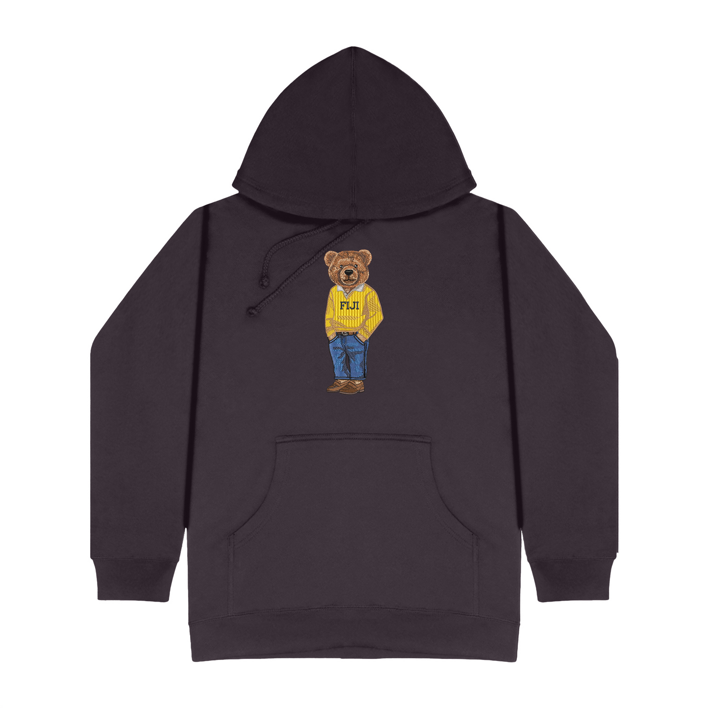 Phi Gamma Delta Bear Original Embroidered Hoodie