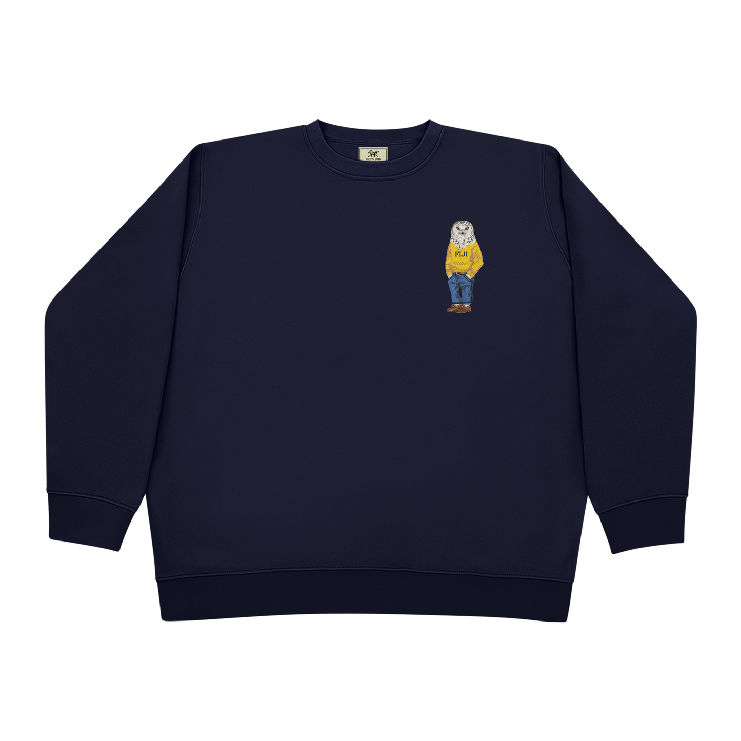 Phi Gamma Delta Owl Original Embroidered Crewneck