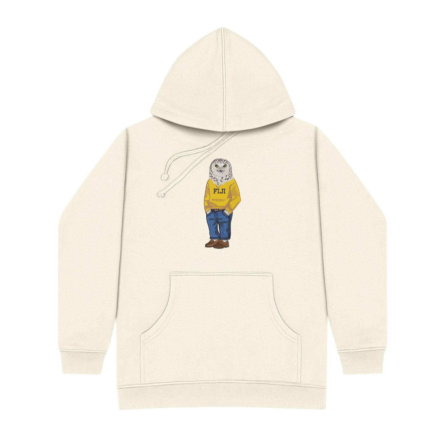 Phi Gamma Delta Owl Original Embroidered Hoodie