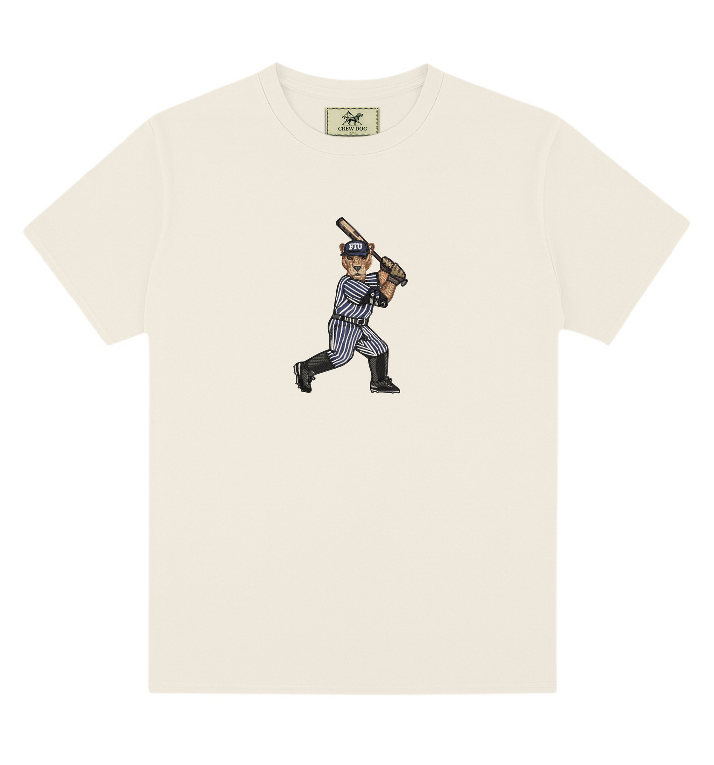 FIU Baseball Embroidered Tee