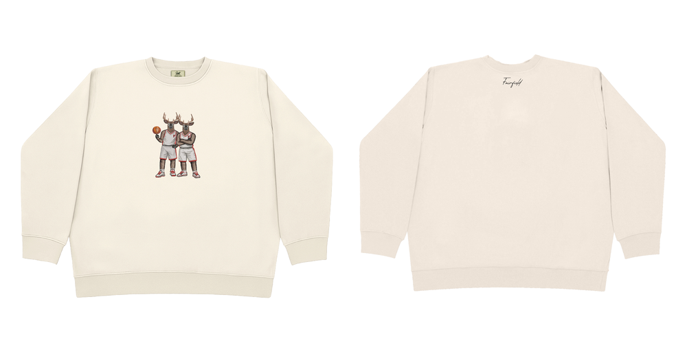 Fairfield Basketball Embroidered Crewneck